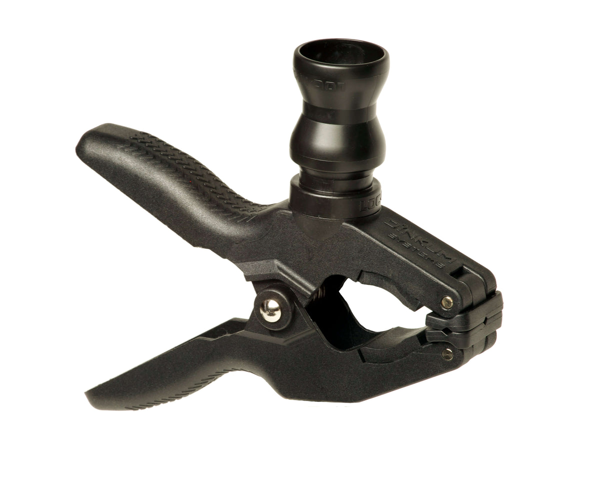 Clamping Top 2" with double-adaptor for Dinkum Systems camera mount, strong and versatile spring clamp.