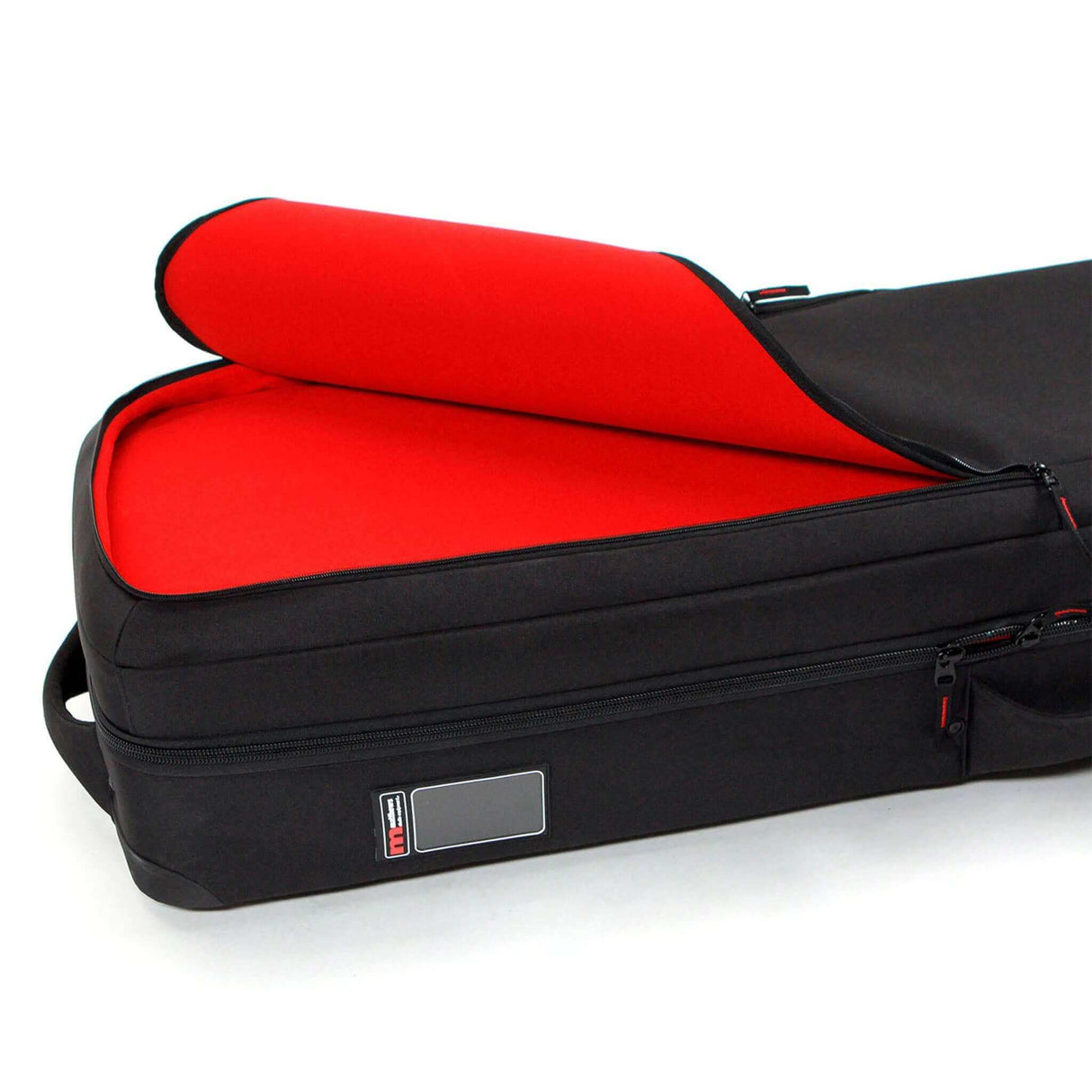 C-Stand Rolling KitBag with red interior and black exterior designed for easy transportation of C-Stands.