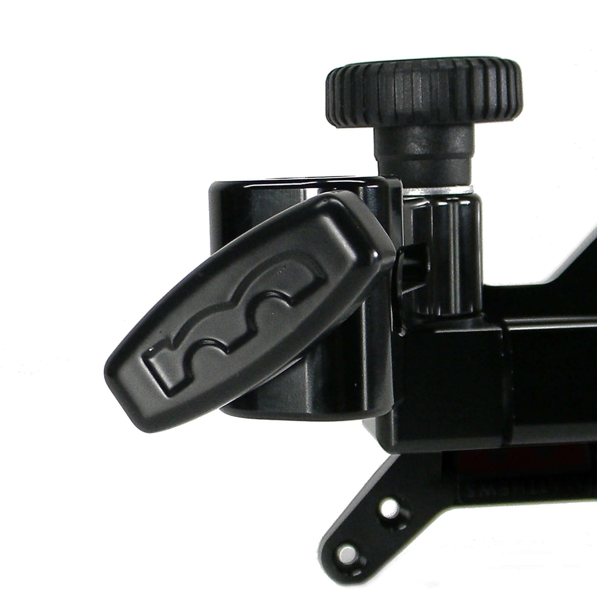 Close-up of Monitor Mount 200mm VESA Adapter showcasing adjustable clamp and mount mechanism.