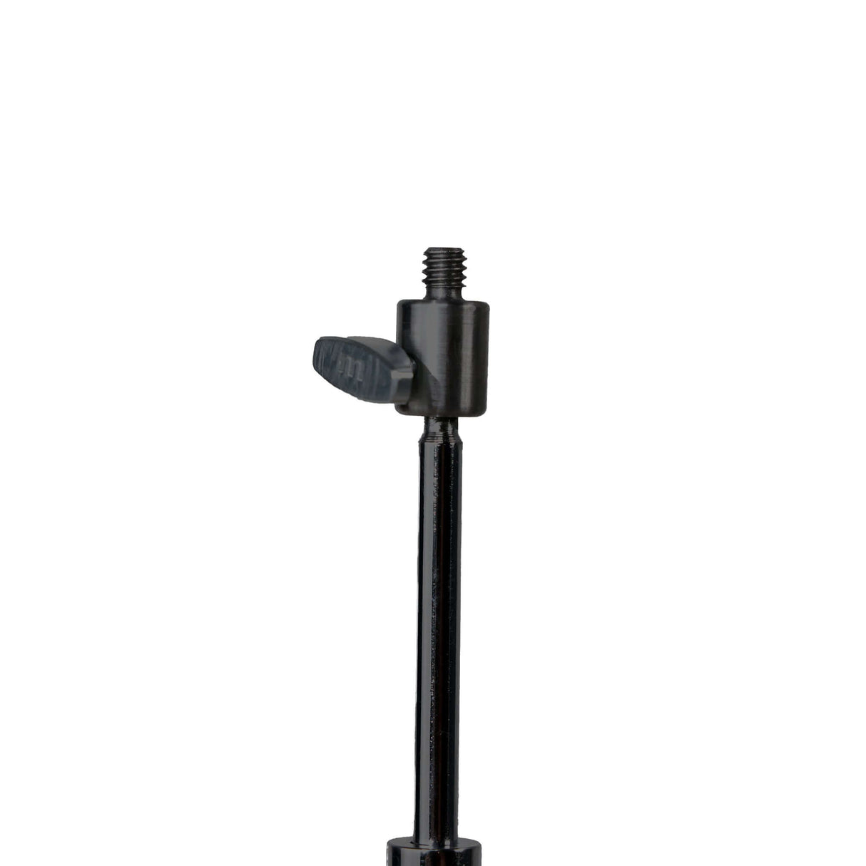 Matthews 5" Pocket C-Stand with 1/4"-20 adapter, featuring height adjustment and user-friendly t-handle.