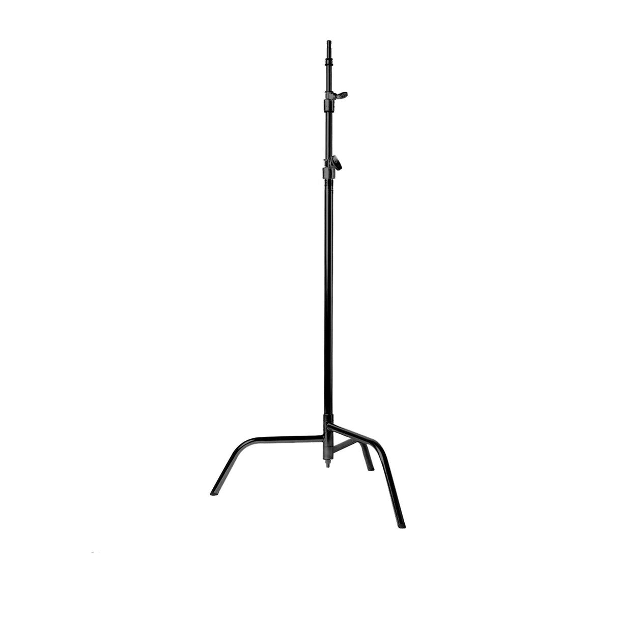 40-inch black C-Stand with folding legs, ideal for studio use and lightweight for easy mobility during shoots.