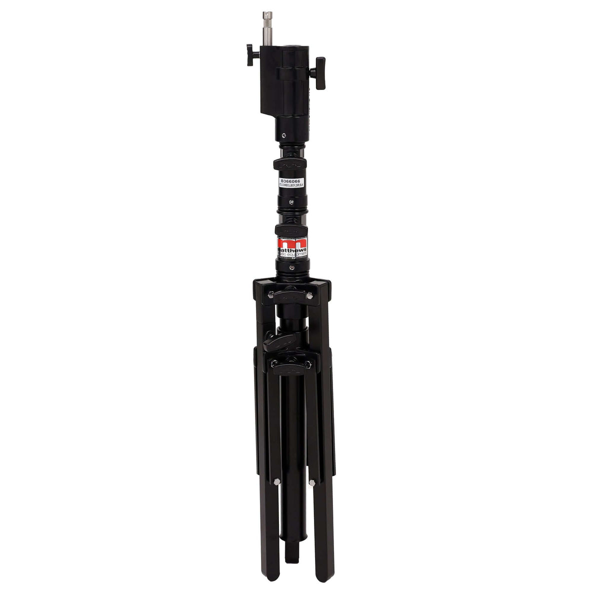Hollywood Low Boy Combo - Double Riser Black - durable steel stand with wider footprint and adjustable legs