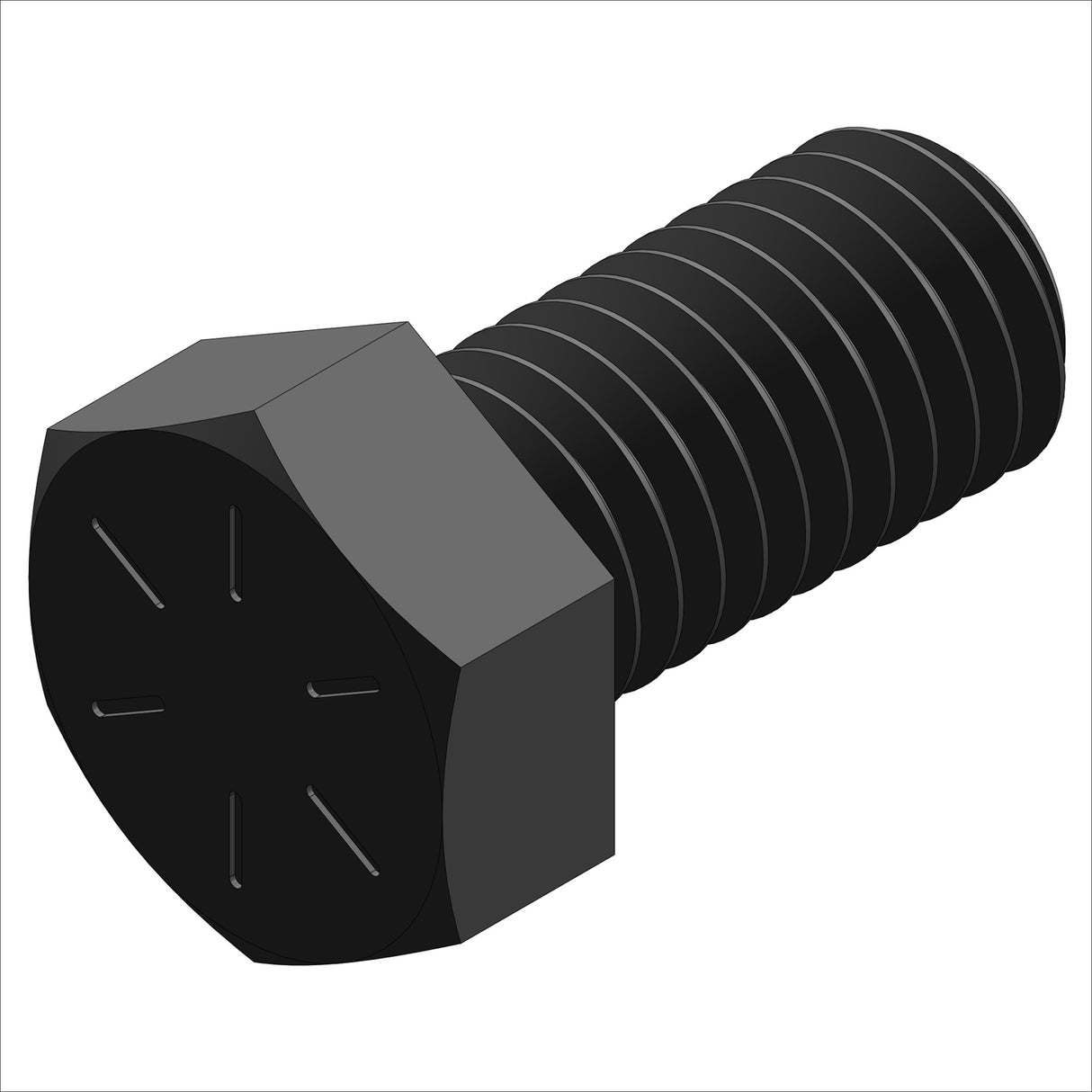 1014/100 - CS, HX, 1/2-13, @ 1.0" LG, CLR Z