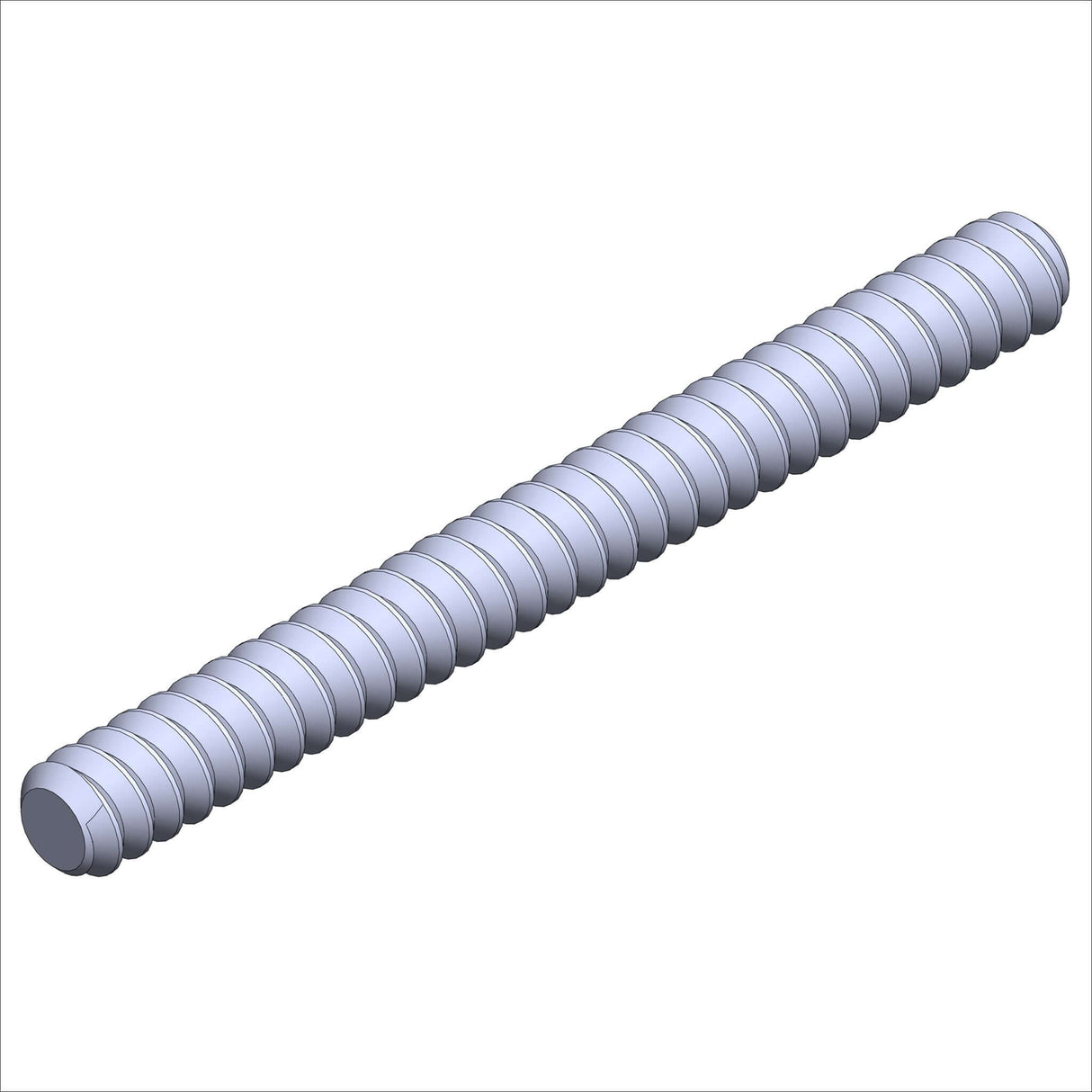 1119/100 STUD, SS, 3/8-16, @ 3.25" showing a threaded metal rod used in construction and engineering.