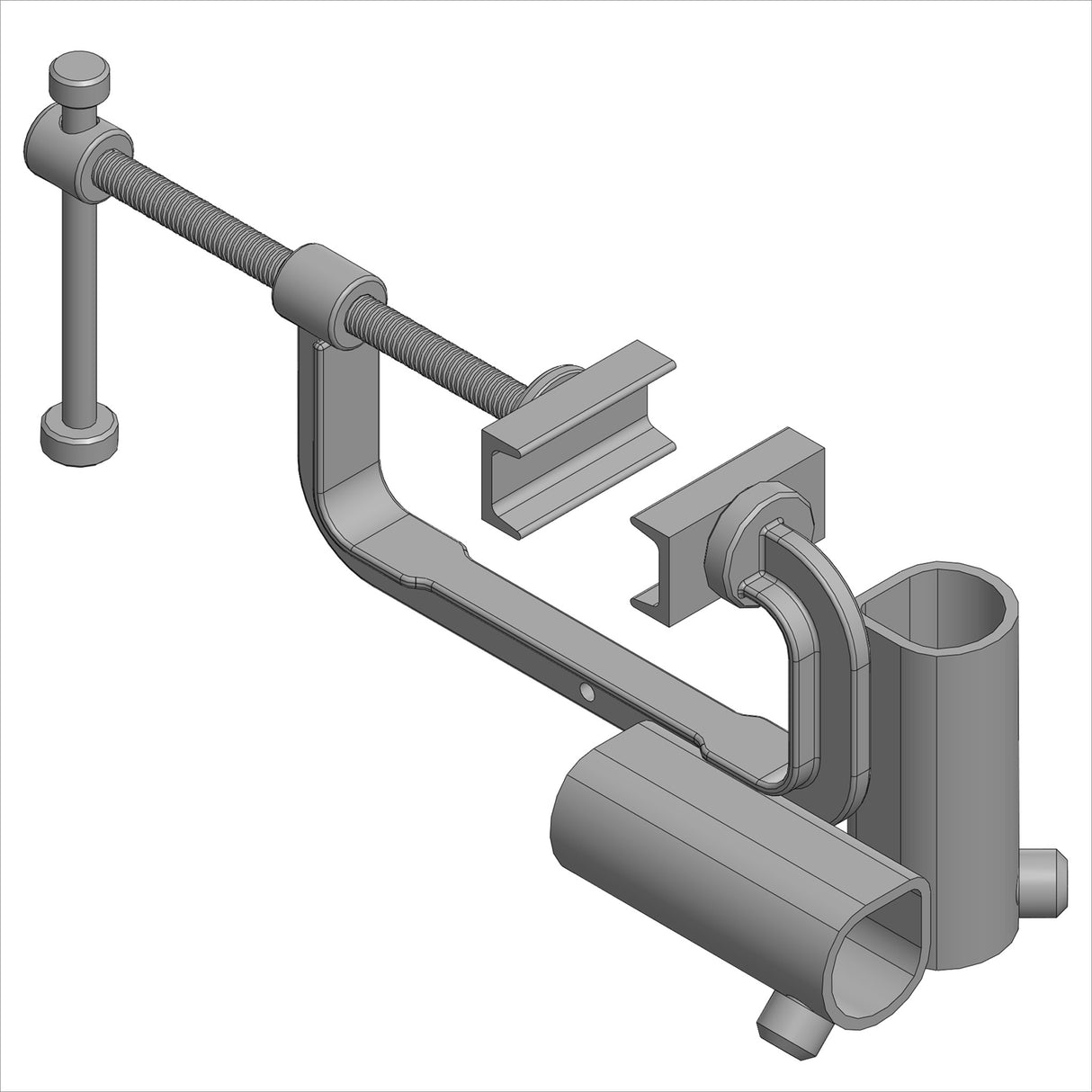 439006-1 - C-CLAMP WMT. 2X RECR, 6.0"