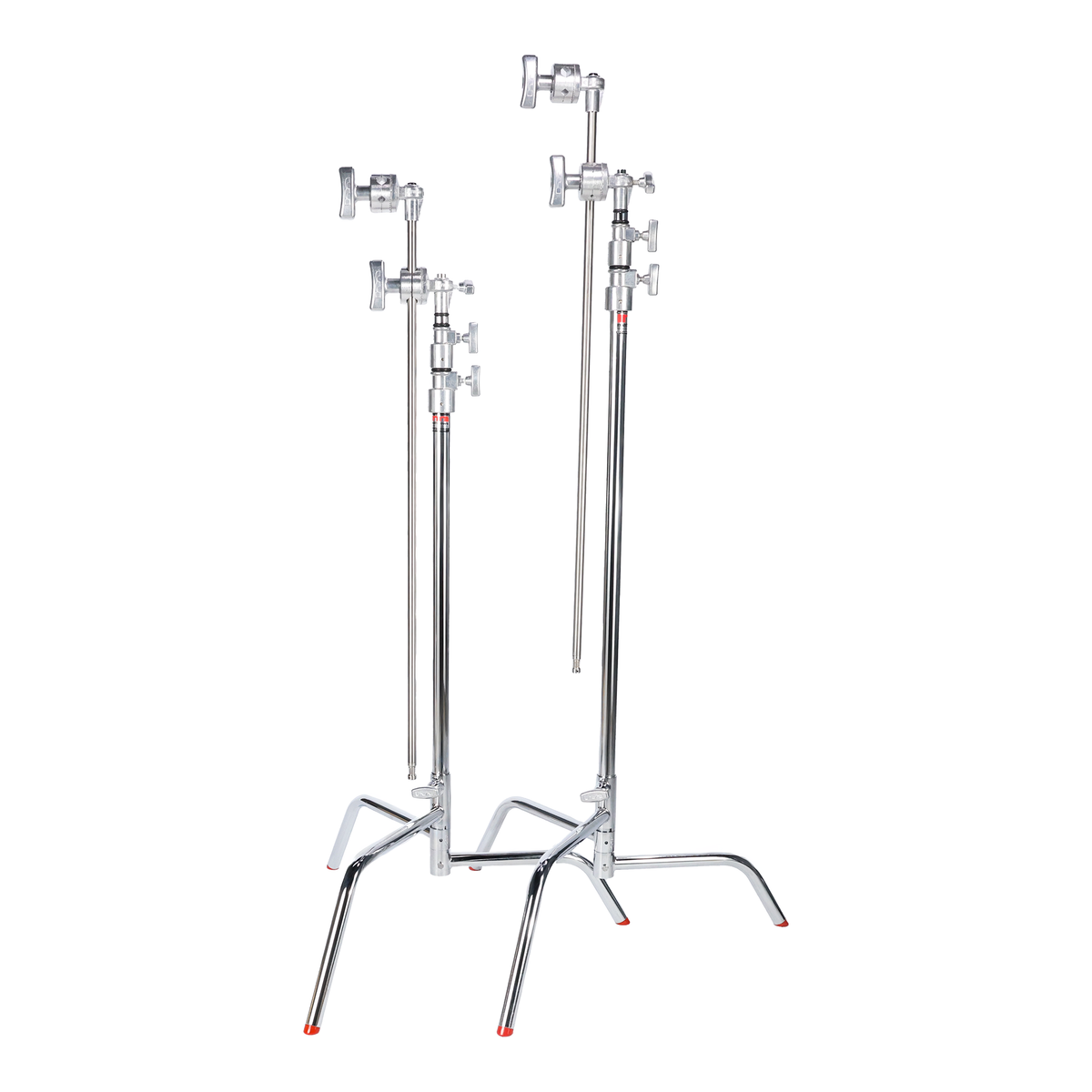 T33 Sliding Leg C-Stand with Grip Head & Arm, Chrome