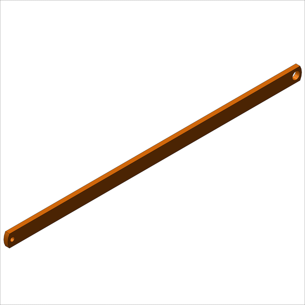 H29006 BRACE, AL, .75 X .25, @17.75"