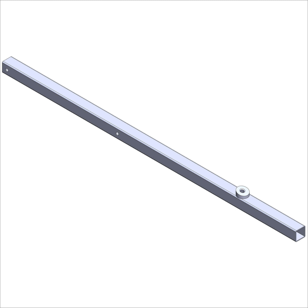 Image of 16203 WMT, LEG, ST, 1.0SQ, @ 30.50' showing a metallic structural component.