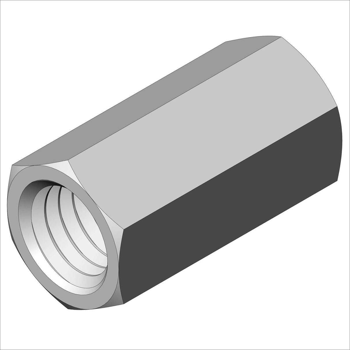 26-0246 NUT: HX: 1/2-13: @ 1.25" LONG