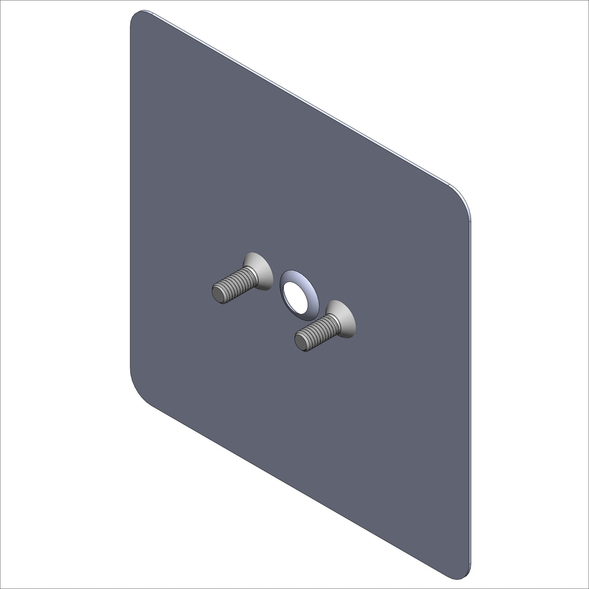 209495-1 - FOAM CRE HLDER PLTE 4X8 CHROME