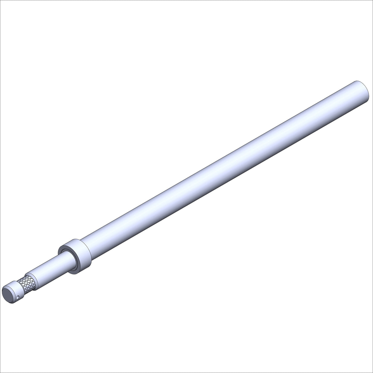 2027-11 MINI PRE BABY STAND TOP RISER WMT,.75 DIA., @13" stand component for adjustable height.