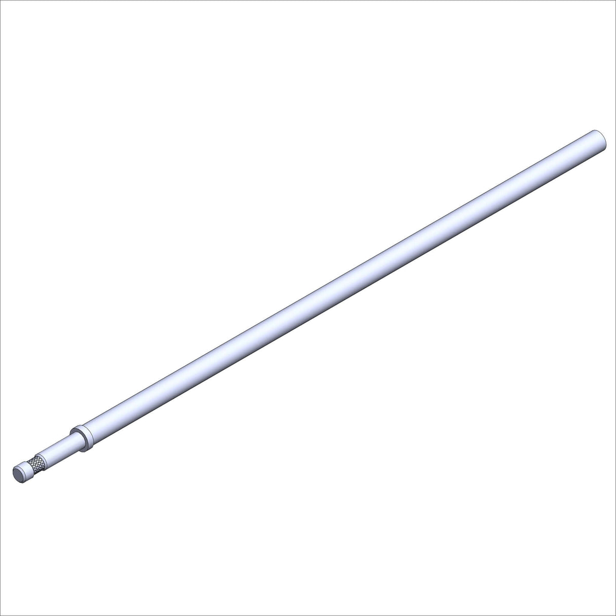 386034-7 TOP RISR ASY, AL. @ 24" - long metal rod for industrial use.