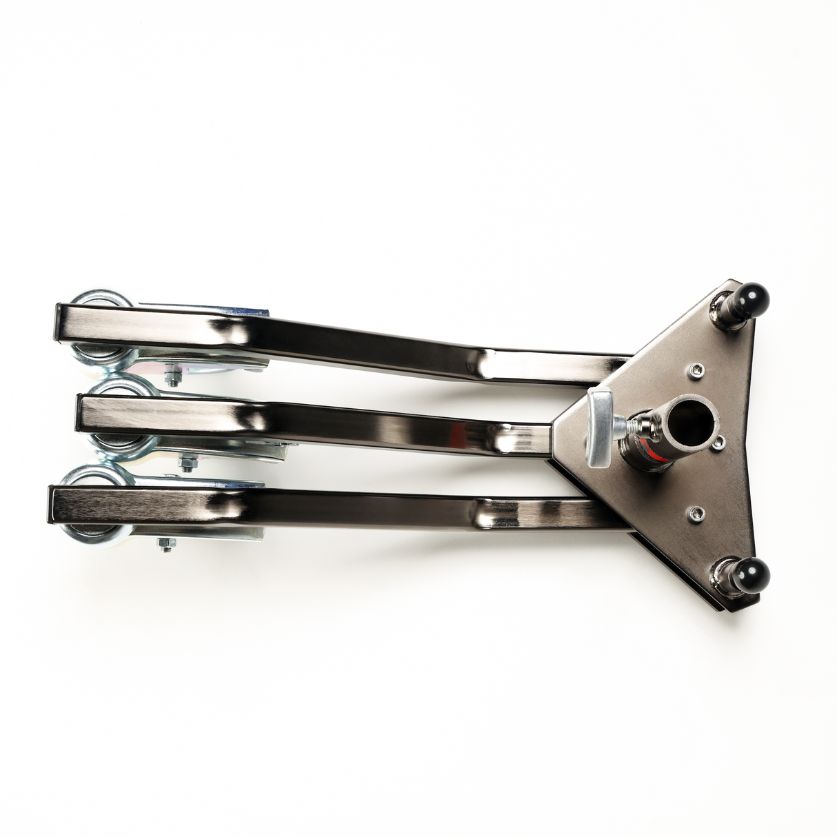 Runway Base folded - top view showing stackable design