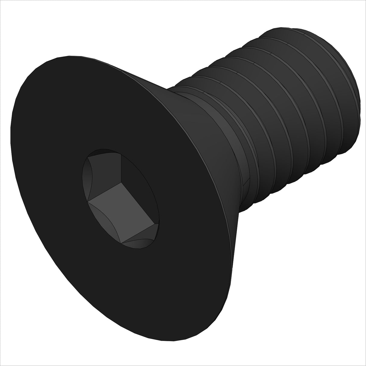 25-0255 - CS, FLT, #10-32, @ .38"