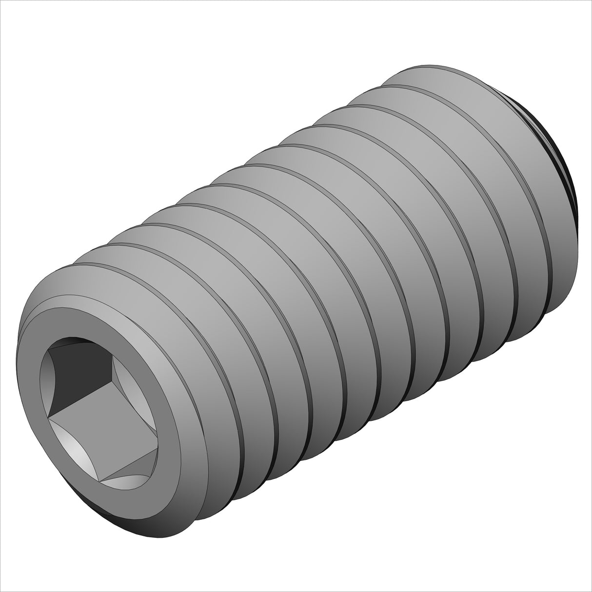25-0297 - SET: SOC: 3/8-16: @ 75" KNURLED