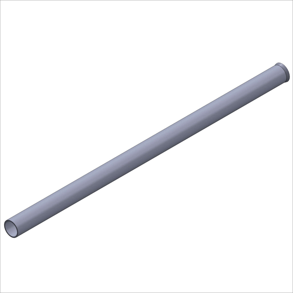 14006 C-STAND TUBE, ST, FLAIRED 1.0 DIA. #16, @ 19.5"