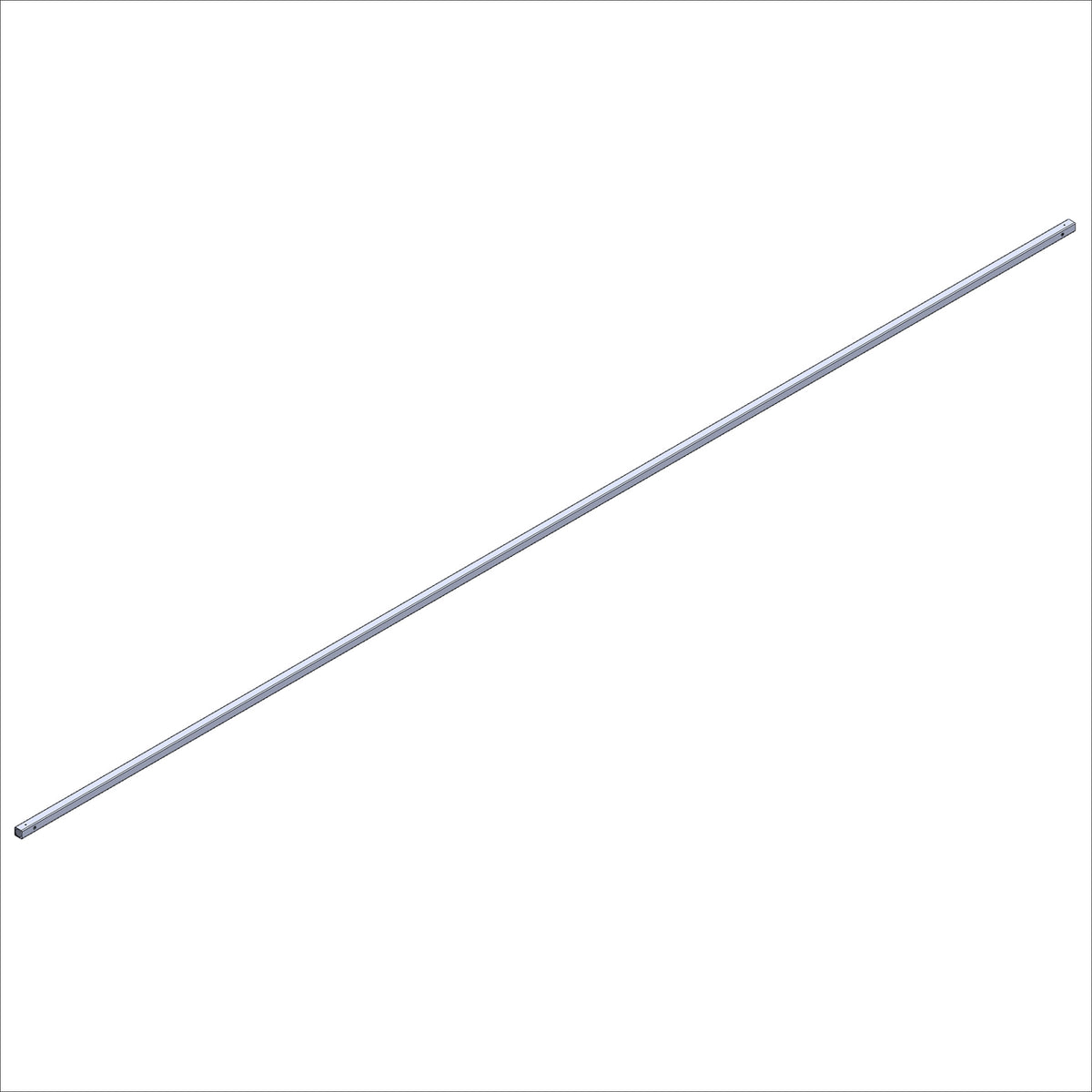 15038-03 TB, AL, 1.0 SQ, @ 144.0"