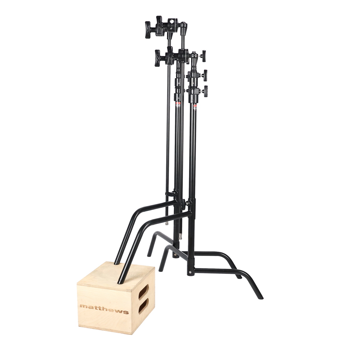 T33 Sliding Leg C-Stand with Grip Head & Arm, Black