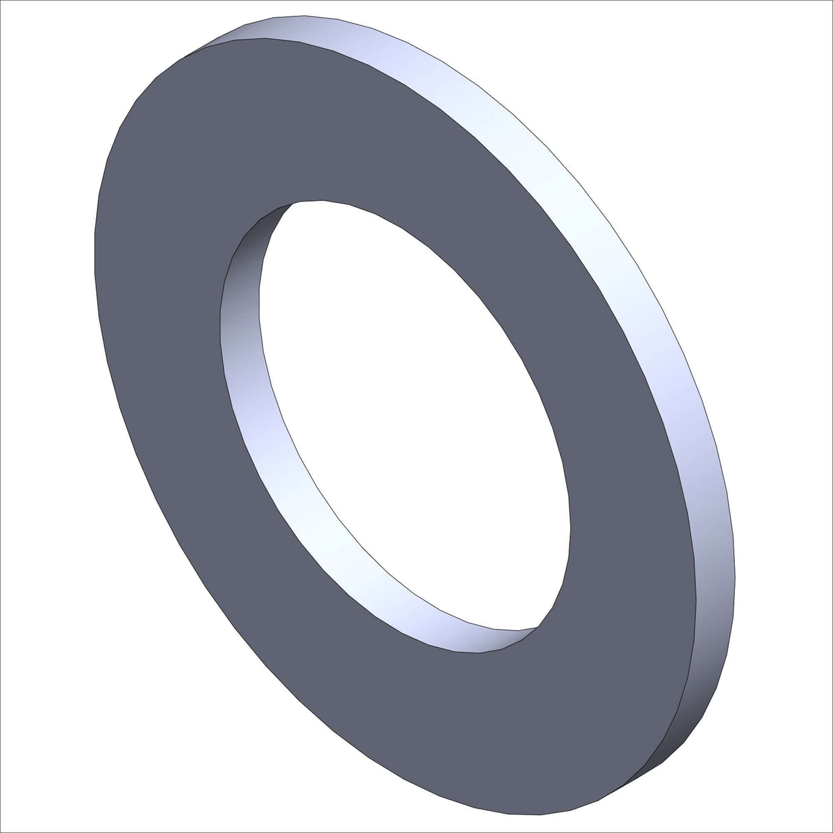 PN 1214/100 - WSH ST 1.31D .76ID @ .1"ZN