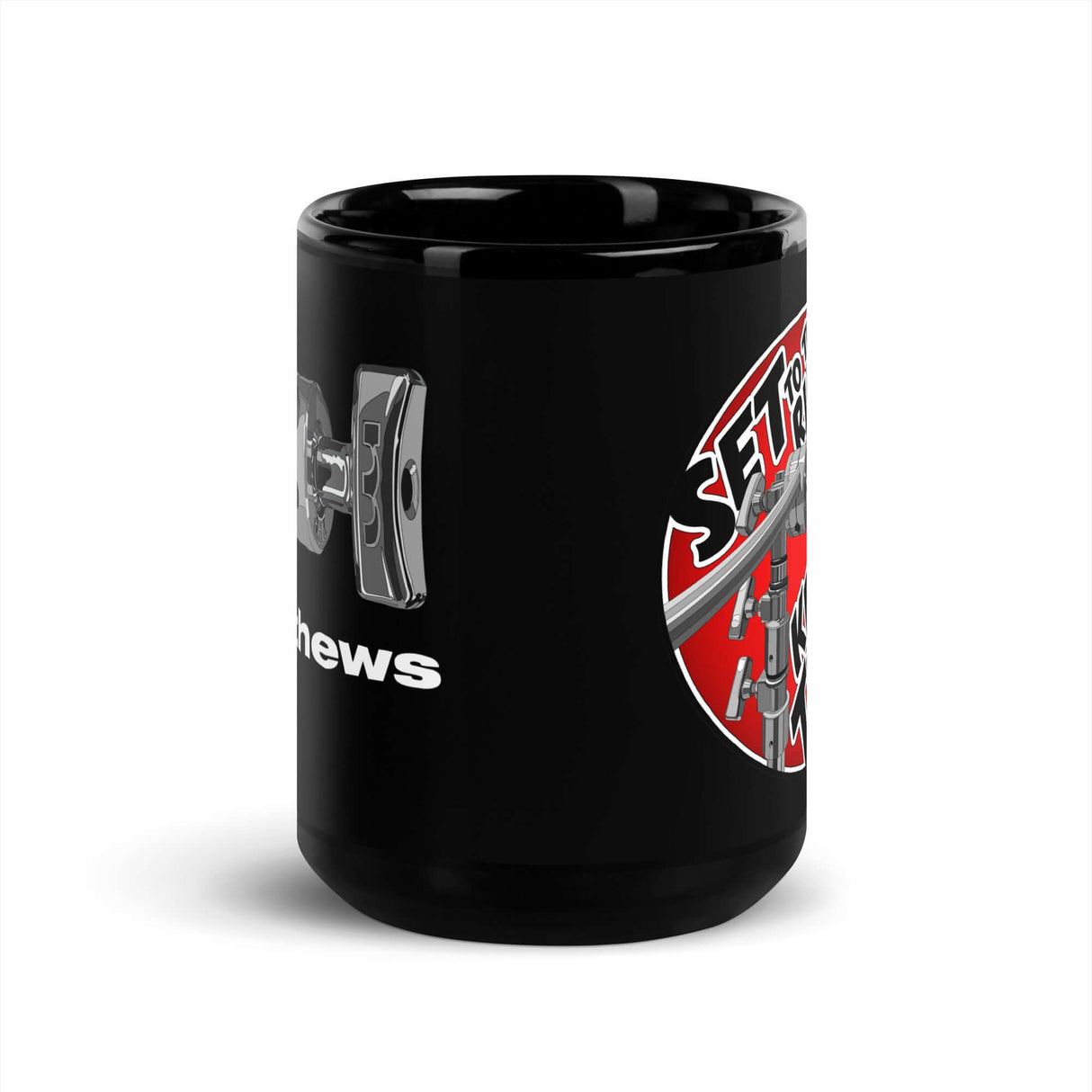 MSE Grip Head Mug 15oz with bold grip head design, perfect for film and cinema enthusiasts.