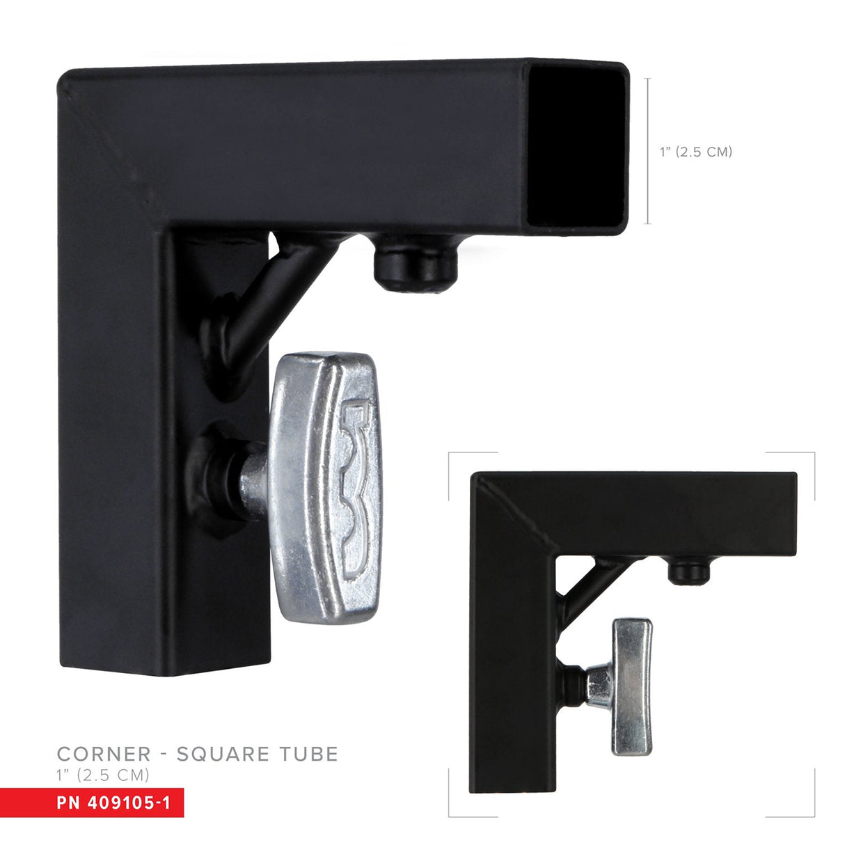 Corner for 1" Square Tube