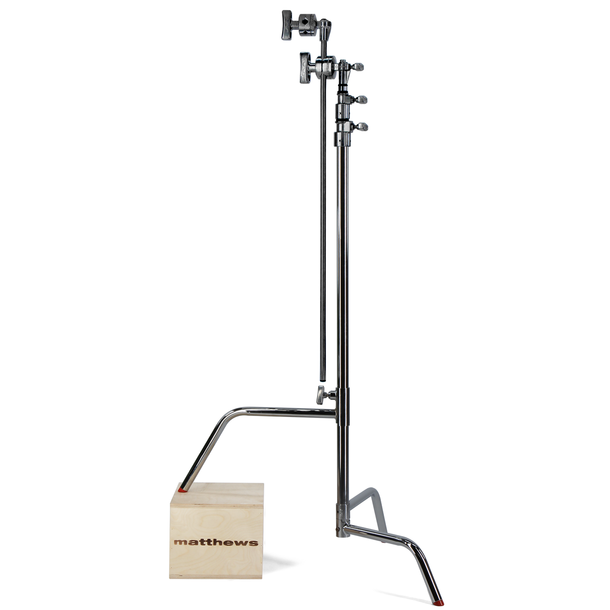 40" C-Stand w/Sliding Leg, Includes Grip Head & Arm Chrome