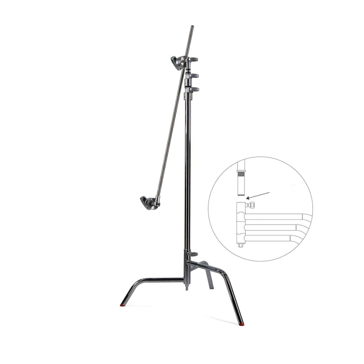 40" C+Stand with Spring Loaded Turtle Base, Grip Head & Arm by Matthews Studio Equipment