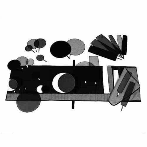 Dot and Finger Survival Kit featuring various black dots and finger shapes for educational and creative use.