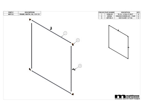 409112 - 12x12 Matth Frame