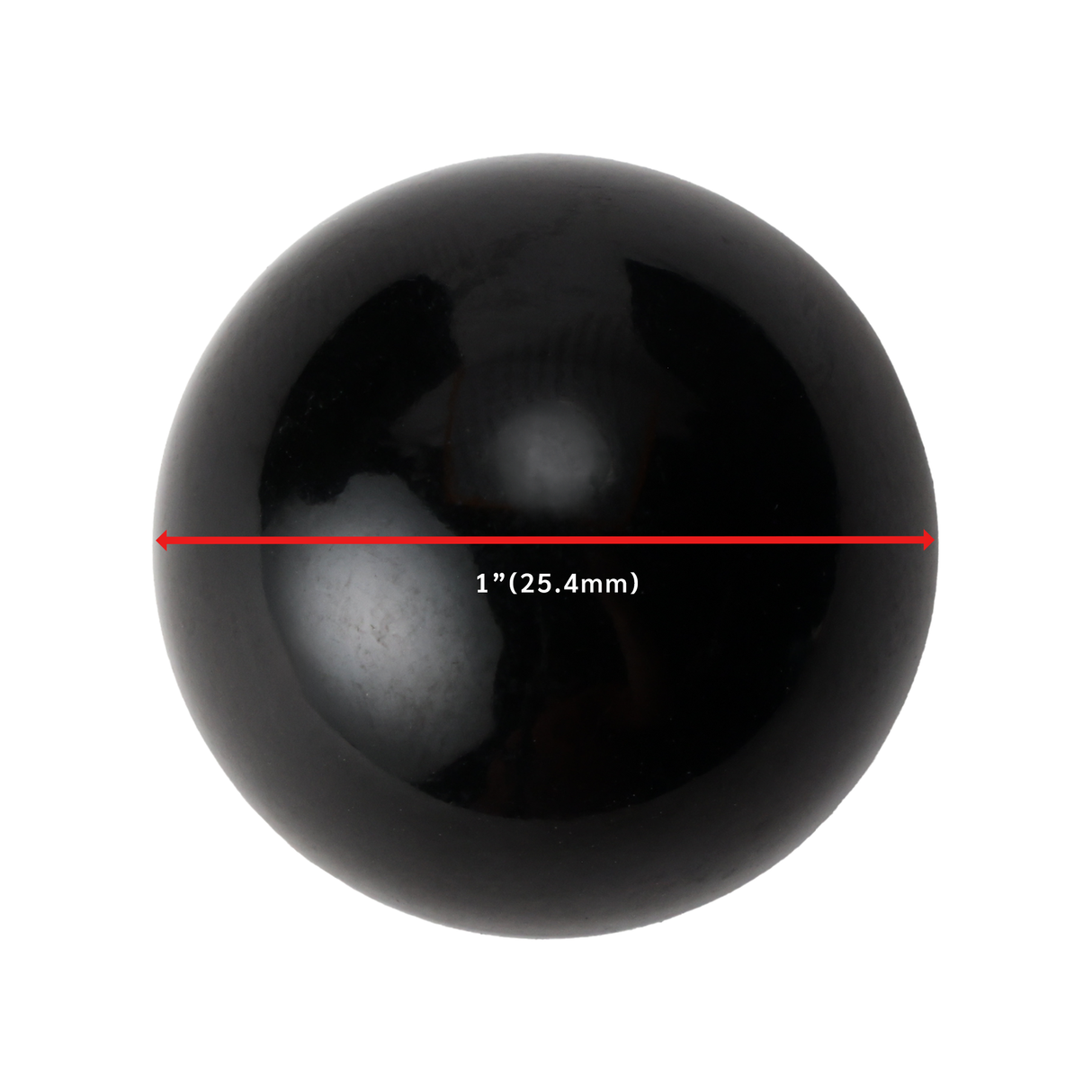 22011/100 KNOB, BLK, 1.D, 5/16-18 MCM#6046K