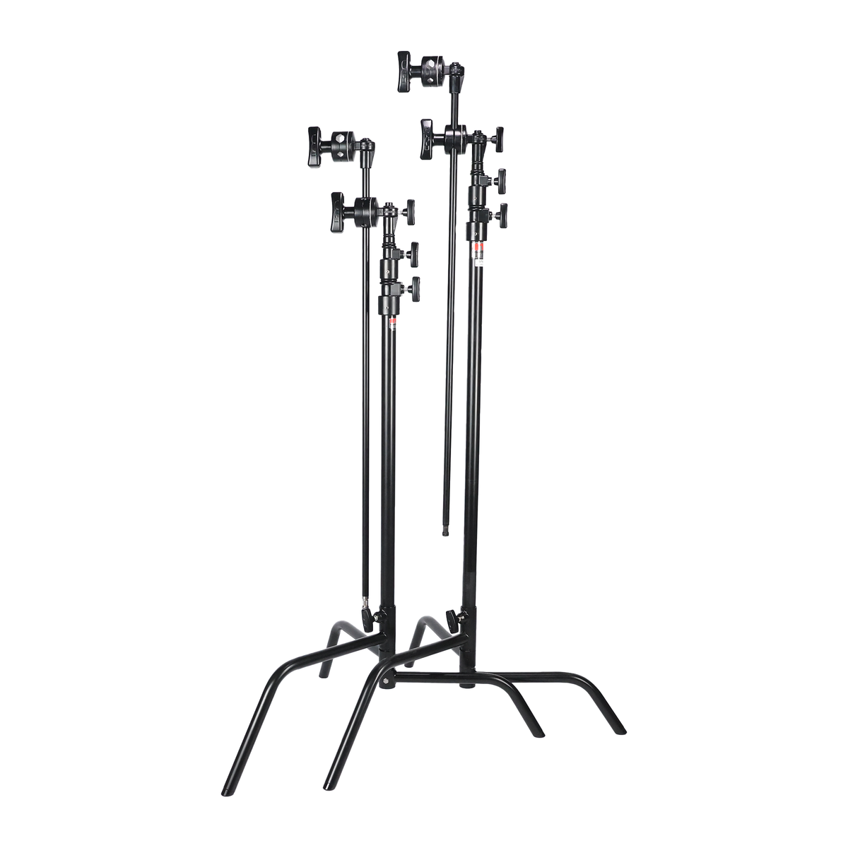 T33 Sliding Leg C-Stand with Grip Head & Arm, Black