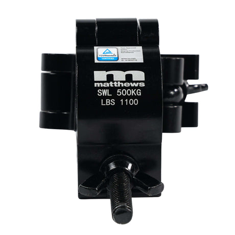 Aluminum Grid Clamps from Matthews showcasing strength and lightweight design for live production and cinema.