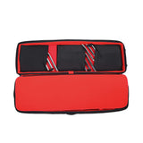 Rolling C+Stand Kit Bag Greyscale Camo Edition, showing interior design with ties secured in place.