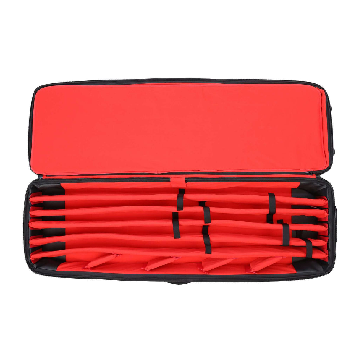 Rolling C+Stand Kit Bag Greyscale Camo Edition interior showcasing organized compartments and durable design.