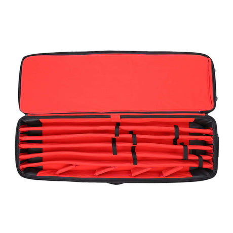 Rolling C+Stand Kit Bag Greyscale Camo Edition interior showcasing organized compartments and durable design.