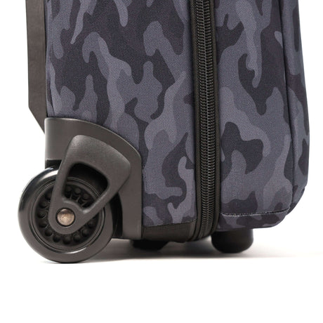 Rolling C+Stand Kit Bag Greyscale Camo Edition with durable wheels and camo pattern for easy transport.