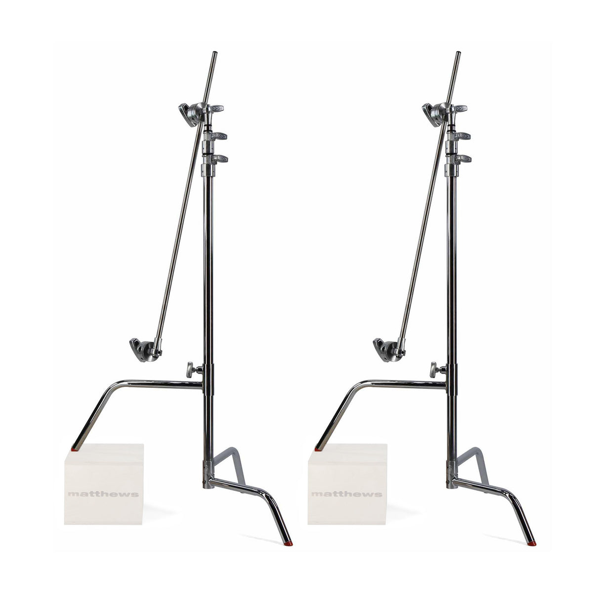 40" C-Stand w/Sliding Leg, Includes Grip Head & Arm Chrome
