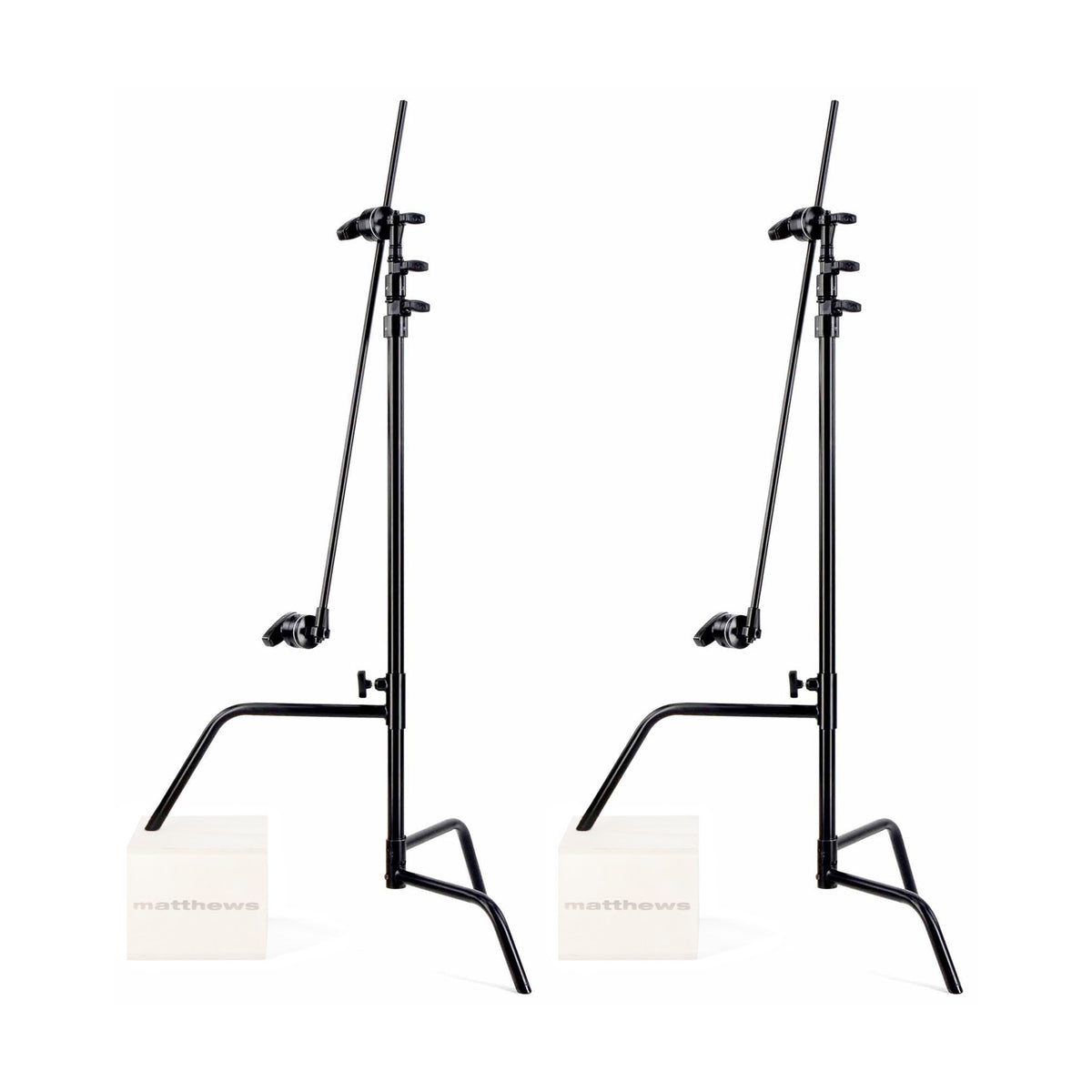 40" C-Stand w/Sliding Leg, Includes Grip Head & Arm Black
