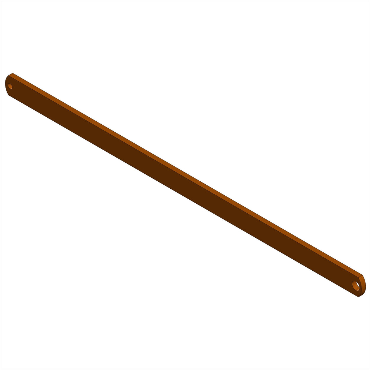 PN H28005 - BRACE, AL, 1.0X.25, @21.0" ORANG