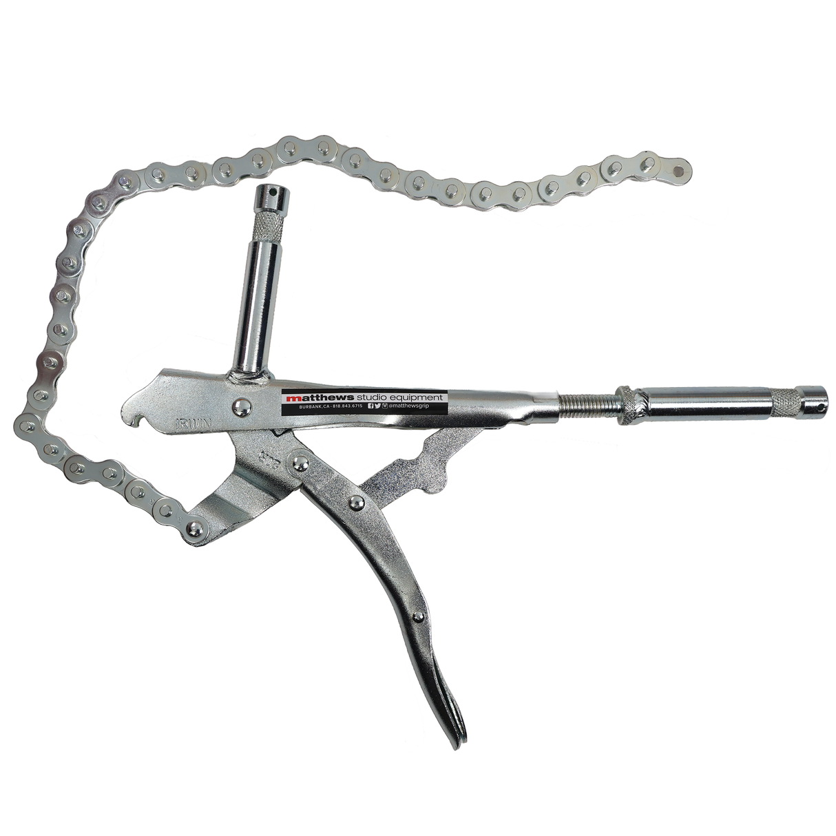 Chain Vice Grip with two 5/8" Pins / Locking Pliers w/two 5/8" Pins