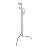 T33 Sliding Leg C-Stand with Grip Head & Arm, Chrome