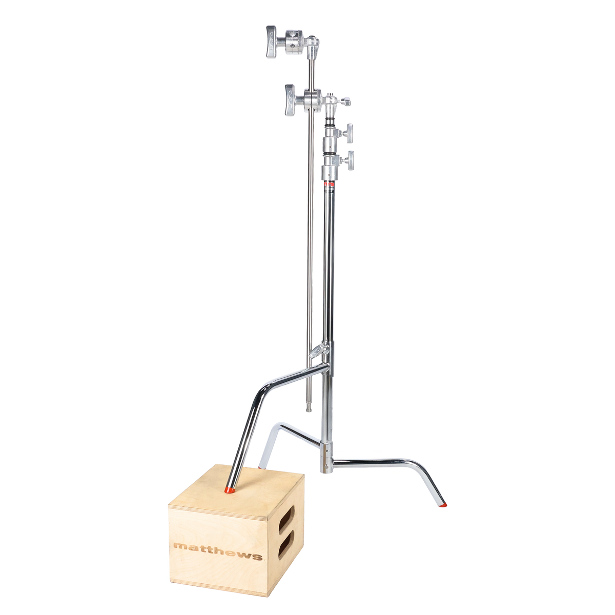 T33 Sliding Leg C-Stand with Grip Head & Arm, Chrome