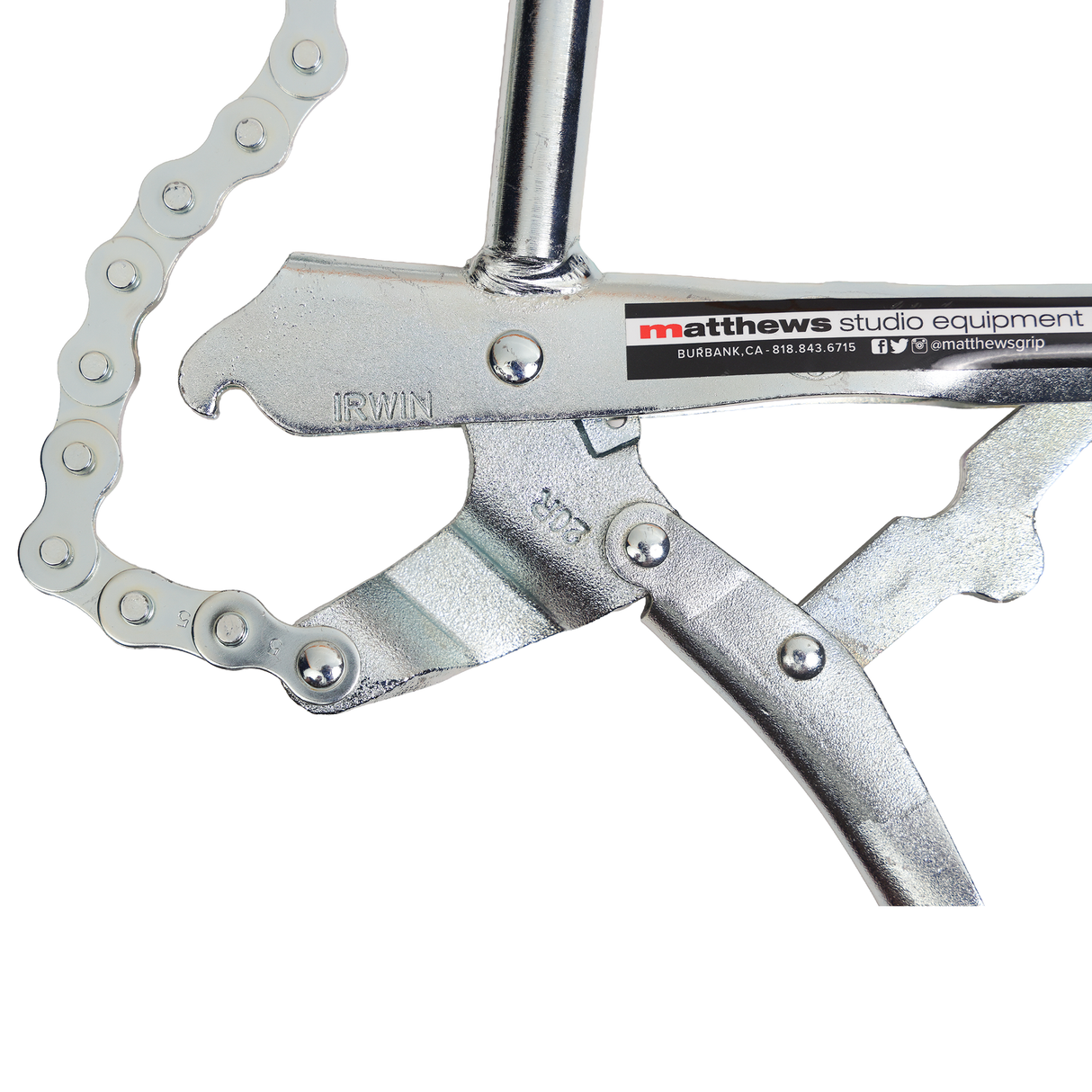 Chain Vice Grip with two 5/8" Pins / Locking Pliers w/two 5/8" Pins