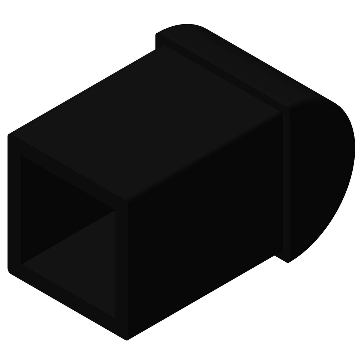 PN 3020 -  FOOT, BLK, FITS 1.0 SQ, #16