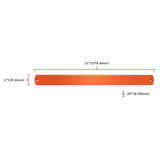 H28003 BRACE, AL, 1.0 X .25, @ 11.75' ORANGEL