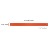 PN H28004 - BRACE, AL,1.0X.25 ORANGE ANODIZE