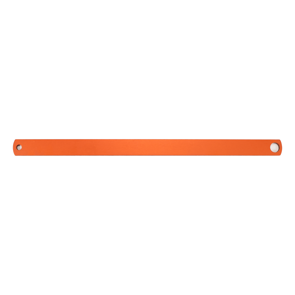 PN H29017 - BRACE, AL, .75X.19, @12.4" ORANGE ANODIZE