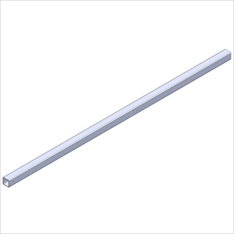 16005 LEG, ST, 1.0SQ, #16 - rectangular metal support leg for various applications