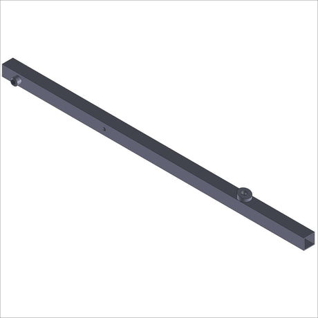 16215 WMT, RMLEG, ST , 1.0 SQ, @ 28.00" - metal straight bar featuring two end fittings.