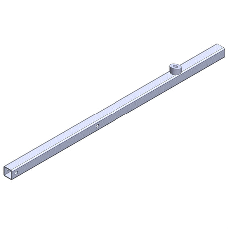 17204 WMT, LEG, ST, 0.75 SQ, @ 19.0" metal support bar image